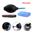 HOSHI 3 in 1 Lens Cleaning Tool Kit Air Blower Cloth Duster Pen Brush digital Camera Lens Pen factory price wholesales